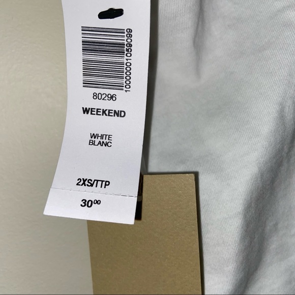 wilfred free weekend white tee - Picture 3 of 3